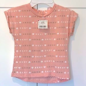 DKNY Pink Toddler Heart T-Shirt 💕